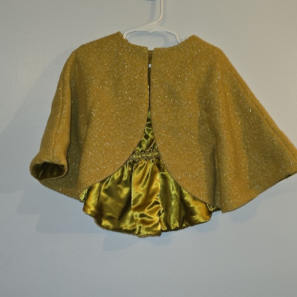 Chic Gold Kids Cape Jacket LOT-O